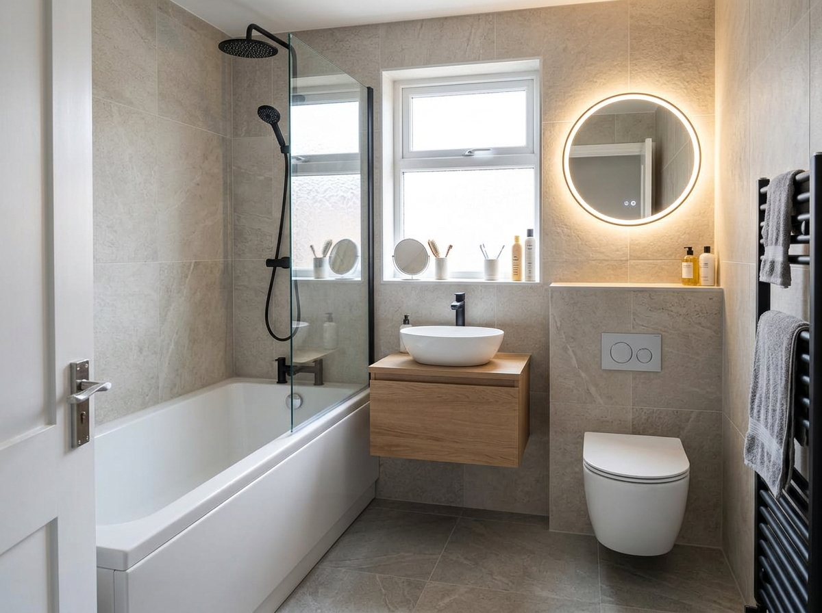 Family bathroom refit — after