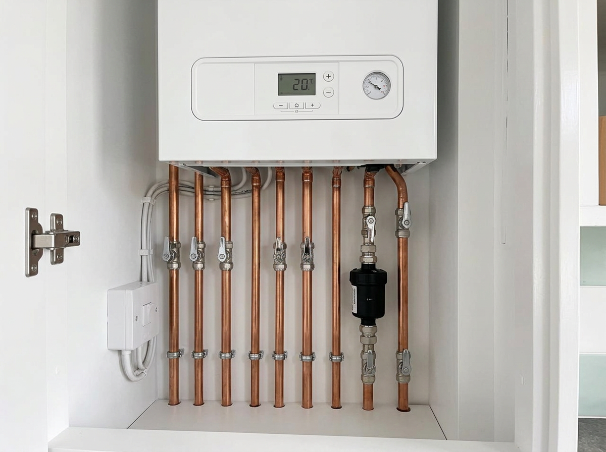 Boiler replacement — after