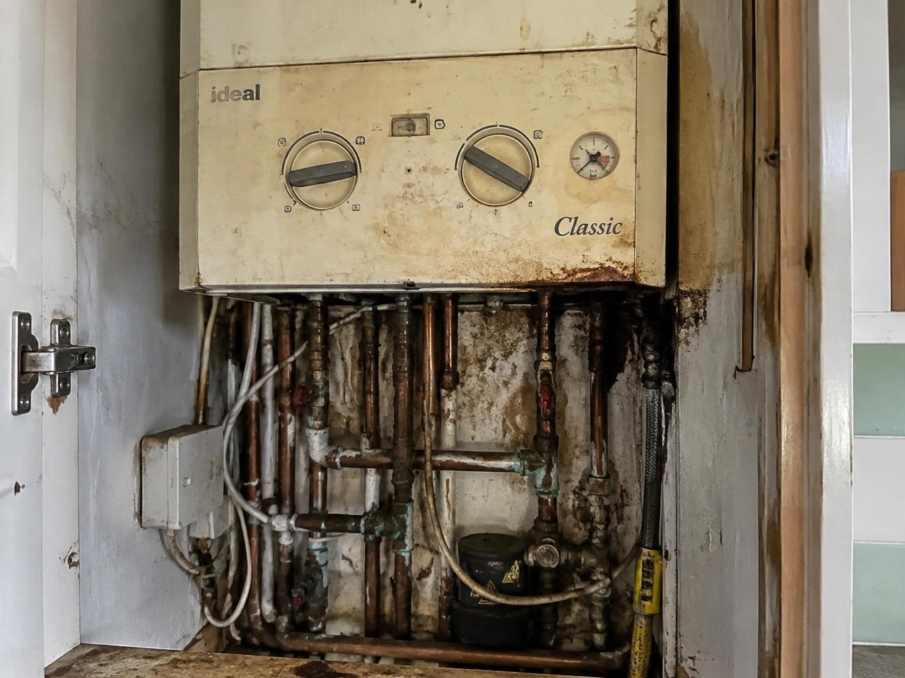 Boiler replacement — before